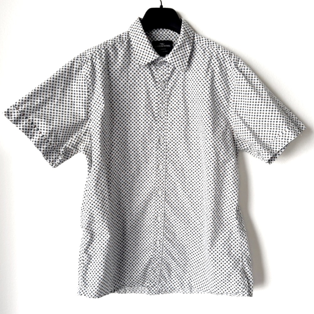 Rodd & Gunn Shirt 100% Cotton Short Sleeve Button-Up Sports Fit Size XL